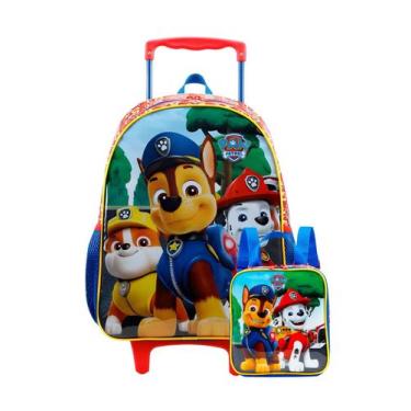 Imagem de Kit Patrulha Canina Mochila Rodas Média + Lancheira - Xeryus, Pc