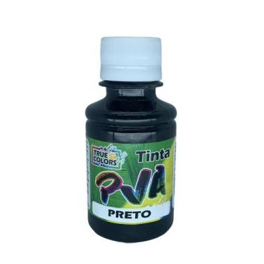 Imagem de Tinta Pva Fosco Cores Escuras 100ml True Colors, PRETO