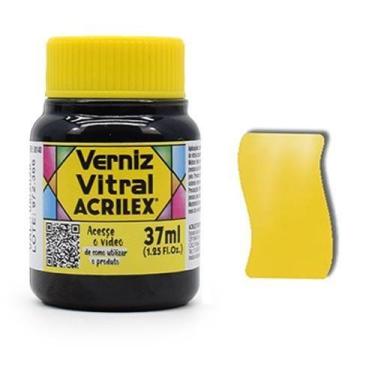Imagem de Verniz Vitral Acrilex 37ml, 505 - AMARELO OURO