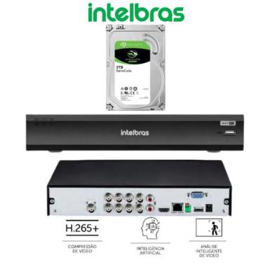 Imagem de Dvr Intelbras 8 Canais iMhdx 3008 Hdcvi Ahd Hdtvi 5 Em 1 c/ inteligênc