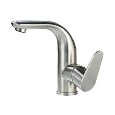 Imagem de Torneira Monocomando Inox Escovado Banheiro Cozinha - ZANETTI METAIS