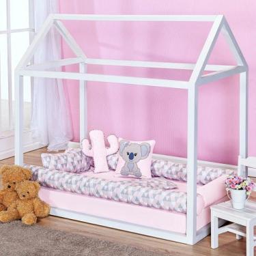 Imagem de Kit Montessoriano Menina Coala Rosa 8 Peças 100% Algodão Acompanha as 