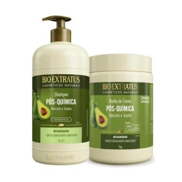 Imagem de Kit Pós Química Bio Extratus Restaurador Shampoo+ Máscara 1L