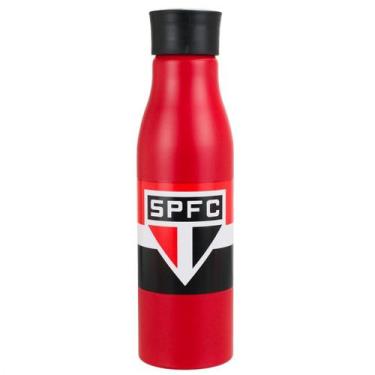 Imagem de Garrafa Alumínio São Paulo 600 ML - QH073-2-B - MILENO