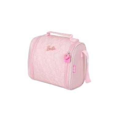 Imagem de Lancheira Escolar Térmica Almofadada Barbie Licenciada New - Rosa