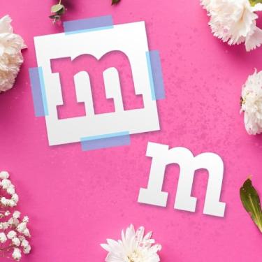 Imagem de Estêncil Mylar com letra minúscula M 10 cm – Ideal para arte, artesanato, álbuns, pintura e mais estêncil reutilizável STENCILAIR