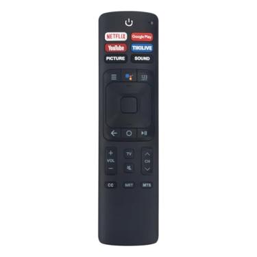 Imagem de ERF3B69 W9HBRCB0006 Controle remoto de voz substituído adequado para controle remoto Hisense/Sharp Smart Android TV EFR3C69 BRCB0006 ERF3A69S ERF3A69 ERF3B69S ERF3R69H ERF3I69H ERF3N69H F3F69 V