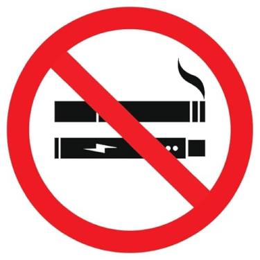 Imagem de Pacote com 5 placas para evitar fumar ou vaporizar, adesivos de aviso de 10 cm, decalques para janelas, veículos, carros, caixas, cafés, restaurantes, lojas, equipamentos tecnológicos, uso interno e