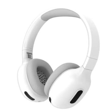 Imagem de Fone de Ouvido Bluetooth 5.3 Sem fio TWS On-ear Com Cancelamento de Ruído Leve Dobrável Fone Sem Fio Com Microfone Bateria de Longa Duração (Branco)