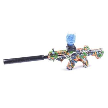 Imagem de Arma de Bolinha de Gel M416 Arminha de Gel  C/ Silenciador Orbeez Auto