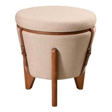 Imagem de Puff Redondo 3 em 1: Conforto e Mesa de Centro Elegante - Confortse, B