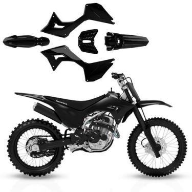 Imagem de Kit Plástico Carenagem Motocross Honda Crf 250f Anker, PRETO