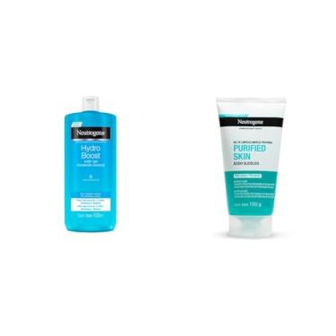 Imagem de Kit Neutrogena Hidratante Corporal Hydro Boost 400ml + Gel de Limpeza Facial Purified Skin 150g