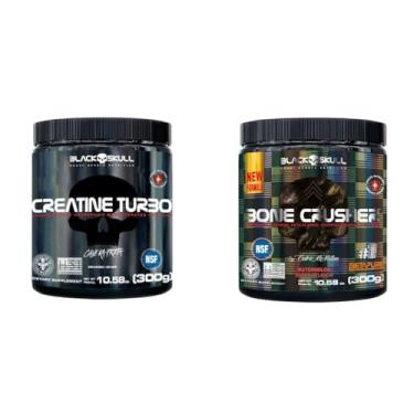 Imagem de Kit Black Skull Creatine Turbo 300g + Bone Crusher Watermelon 300g