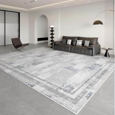 Imagem de Tapete minimalista fácil de limpar, aconchegante, confortável, sala de estar, tapetes grandes, decoração moderna para casa, quarto, tapete de luxo para vestiário, AX070,3,I,200X200CM