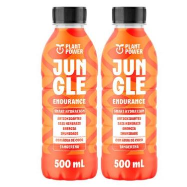 Imagem de 2x Isotônico Jungle Endurance Plant Power Tangerina 500ml, Tangerina