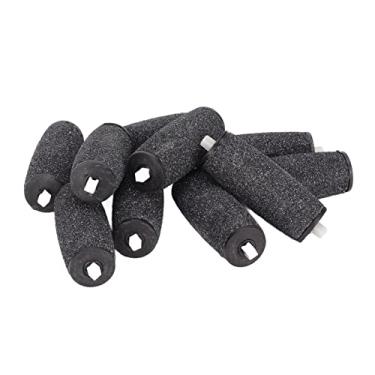 Imagem de 10pcs Foot File Replacement Roller, Curvo Remover Hard Rough Skin Roller, Areia Pedicure Tool Acessórios, Adequado para Ferramentas Profissionais de Pedicure