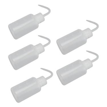 Imagem de Supplência Escolar 5pcs Garrafas de Lavagem de Segurança Garrafa de Espreme de Plástico para Limpeza de de Segurança Ferramentas de Garrafa de Garrafa de Lavagem de Tatuagens