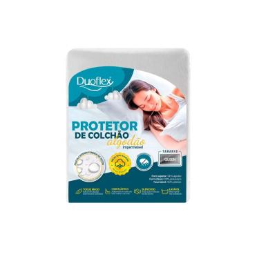 Imagem de Capa Protetor de Colchão Queen Impermeável Duoflex Malha