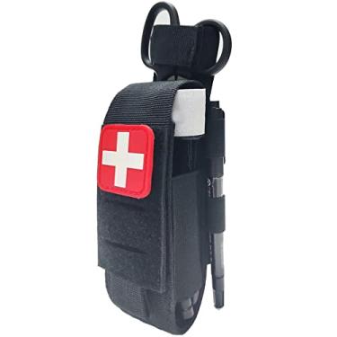 Imagem de Bolsa para torniquete tático TQ Tourniquet Case Trauma Medical Shear Pouch (preto)