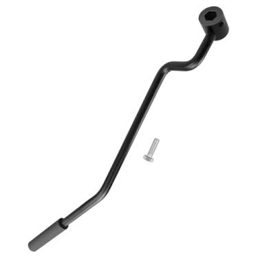Imagem de JUFZQO Conversão de câmbio compatível com Honda Rancher Foreman 350 450 500 ES, alavanca de câmbio manual para pé, desvio de câmbio elétrico com defeito, preto