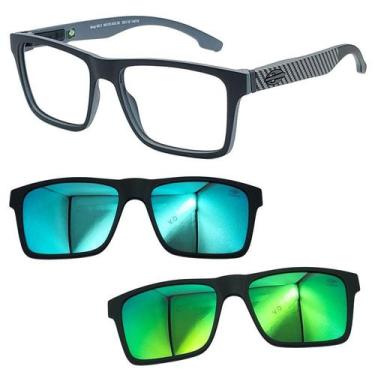 Imagem de Oculos Mormaii Swap NG 2 6153 AGA com 2 Clipons - Escolha, Azul, Verde