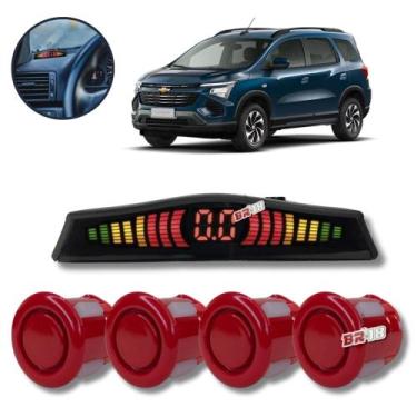 Imagem de Sensor De Estacionamento Ré Display Led Chevrolet Spin - Tech One, Ver