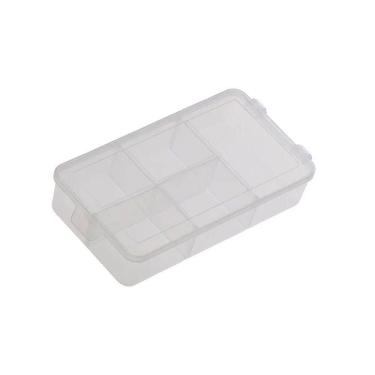 Imagem de Caixa Organizadora Box Tamanho P 5 Divisorias - Ref 142