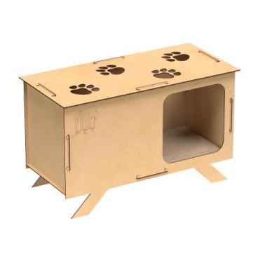 Imagem de Casinha Pet Cachorro Gato Caminha Colchão Luxo Estilo Tv - Ricapet, Be