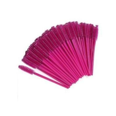 Imagem de Kit 50 Escovinhas De Cílios Sobrancelha Extensão e Alongamento Descart