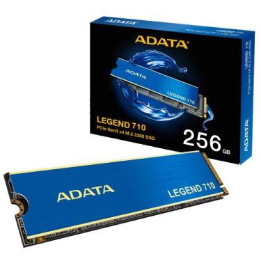 Imagem de SSD M.2 NVMe Adata 256GB Legend 710, 2280 PCIe GEN3x4 NVMe 1.4 Leitura