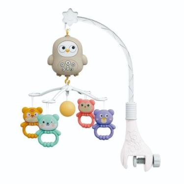 Imagem de Mobile Musical Bichinhos com Canção de Ninar Zippy Rotação Dormir Sone