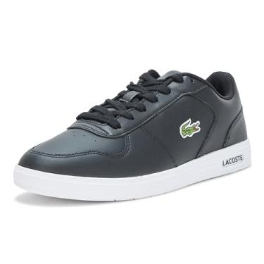 Imagem de Lacoste Tênis masculino T-Base, Preto e branco, 45