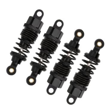 Imagem de Amortecedor de carro RC, óleo ajustável 68 mm alumínio amortecedor amortecedor para 1/10 On-Road Drift RC Car Hpi Hsp Losi Axial Tamiya Redcat Type Axial SCX10 TRX4 D90 HSP HPI peça atualizada (preto)