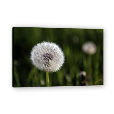 Imagem de Arte de parede, pintura em tela, dente-de-leão, imagem vertical, pôster impresso, para sala de estar, quarto, cozinha, escritório, 120 x 80 cm