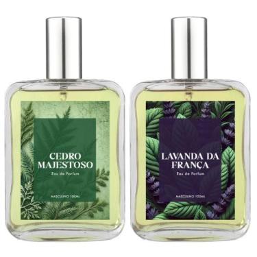Imagem de Kit Perfume Masc. Cedro Majestoso E Lavanda Da França 100Ml - Essência