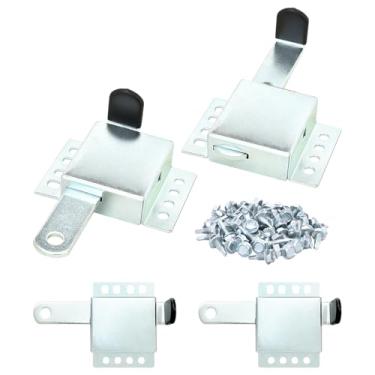 Imagem de HardwareX Supply Trava lateral da porta da garagem (embalagem com 4)