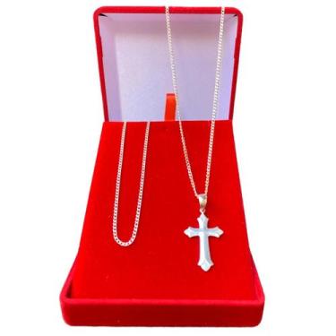 Imagem de Conjunto Correntinha De Prata +Pulseira Escama de Peixe - Alzza Pratas