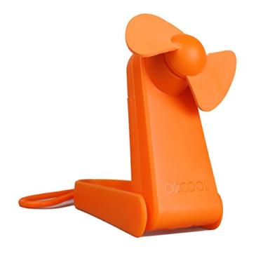 Imagem de Ventilador portátil O2Cool, Orange Hand & Stand Fan