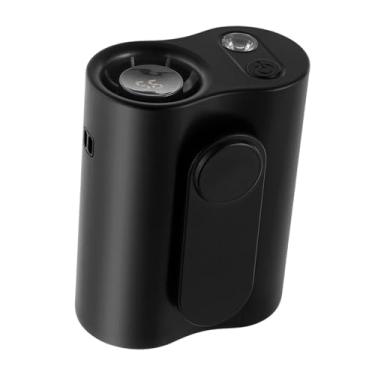 Imagem de Ｂｅｓｇａ Ventilador de cintura portátil Fã de resfriamento pessoal Ventilador de cinto vestível Display Digital Exibir 5 velocidades Função de iluminação LED, Preto