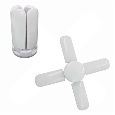 Imagem de Lâmpada LED Articulada Multi-Ângulos, 60W, Luz Branca Fria 6500K, Base E27, 40cm x 40cm