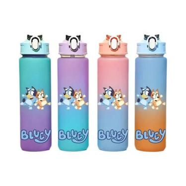Imagem de Garrafa de Água Esportiva Bluey Bingo - 750ml - Gradiente de Cores, Ro