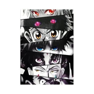 Imagem de Pôster De Olhos De Anime Japonês Impressão Em Tela Sun Wukong Personag