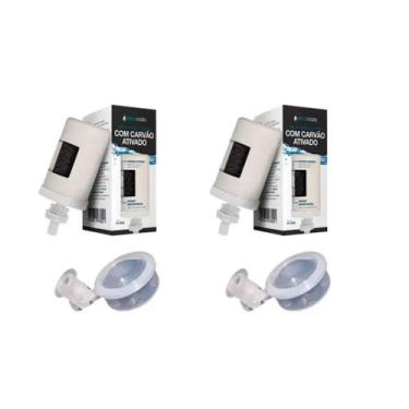 Imagem de 2 Vela para Filtro De Barro Com Carvão Ativado + 2 Boia Dosadora - Oas