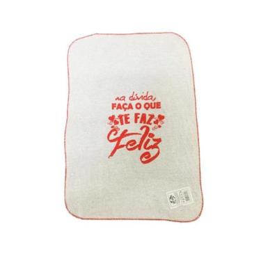 Imagem de Pano De Prato Para Cozinha Branco Com Estampa C/60 (5Pcts) - Baião