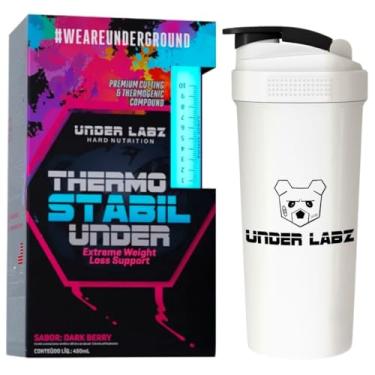 Imagem de Combo Under Labz - Termogênico THERMOSTABIL - 450 ml - Sabor Darkberries + Coqueteleira Oficial