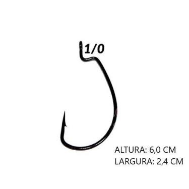 Imagem de Anzol offset super lock com 10 unidades - Maruri, 1 unidade