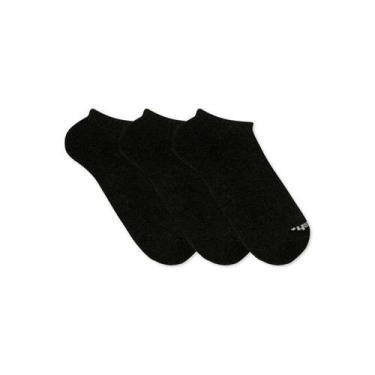 Imagem de Meias Mash Esportiva Invisível, Preto, 34/38