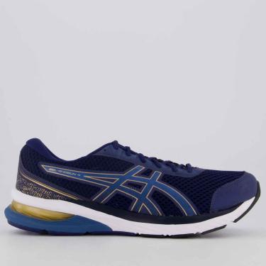 Imagem de Tênis Asics Gel Shogun 4 Marinho e Dourado  masculino