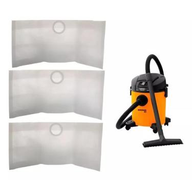 Imagem de Kit 3 Saco Descartável Aspirador de Pó Lavor Kronos 23